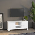 NNEVL Industrial TV Cabinet White 105x35x42 cm Metal